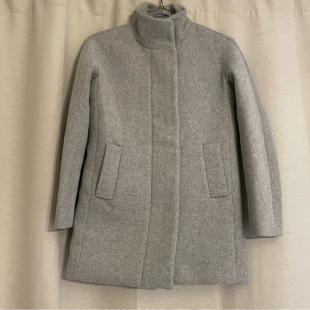 J. Crew Gray Pea Coat